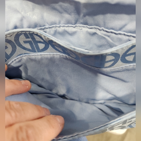 Gianni Bernini bag mini blue wristlet multi pockets - Picture 7 of 7